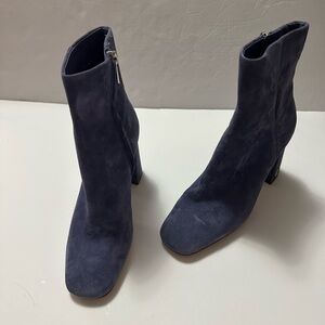 Sam Edelman- Women's Suede Ankle Boots - Purple - Size 5